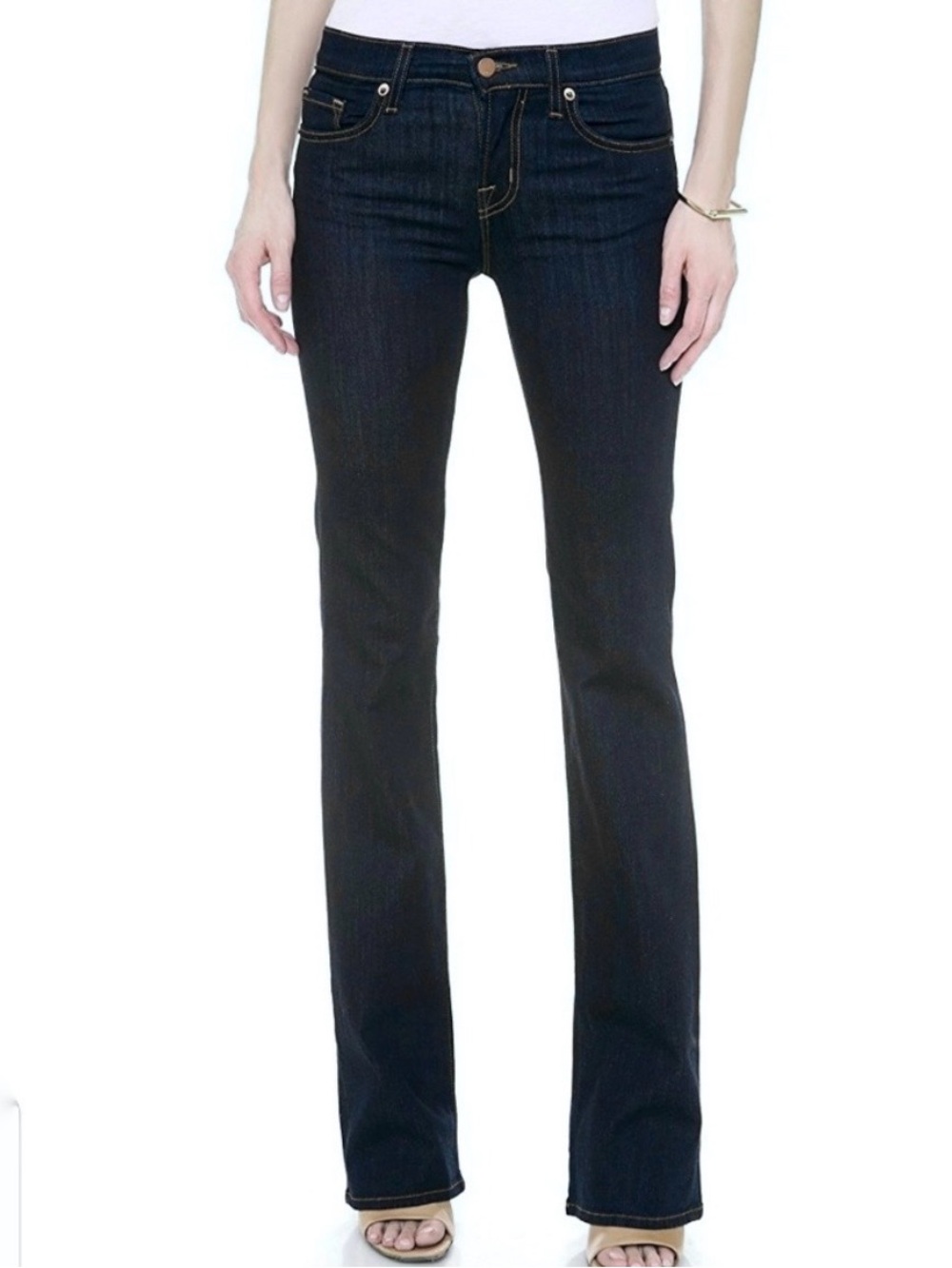 J Brand 818 Bootcut Jeans Dark Ink Wash Mid Rise